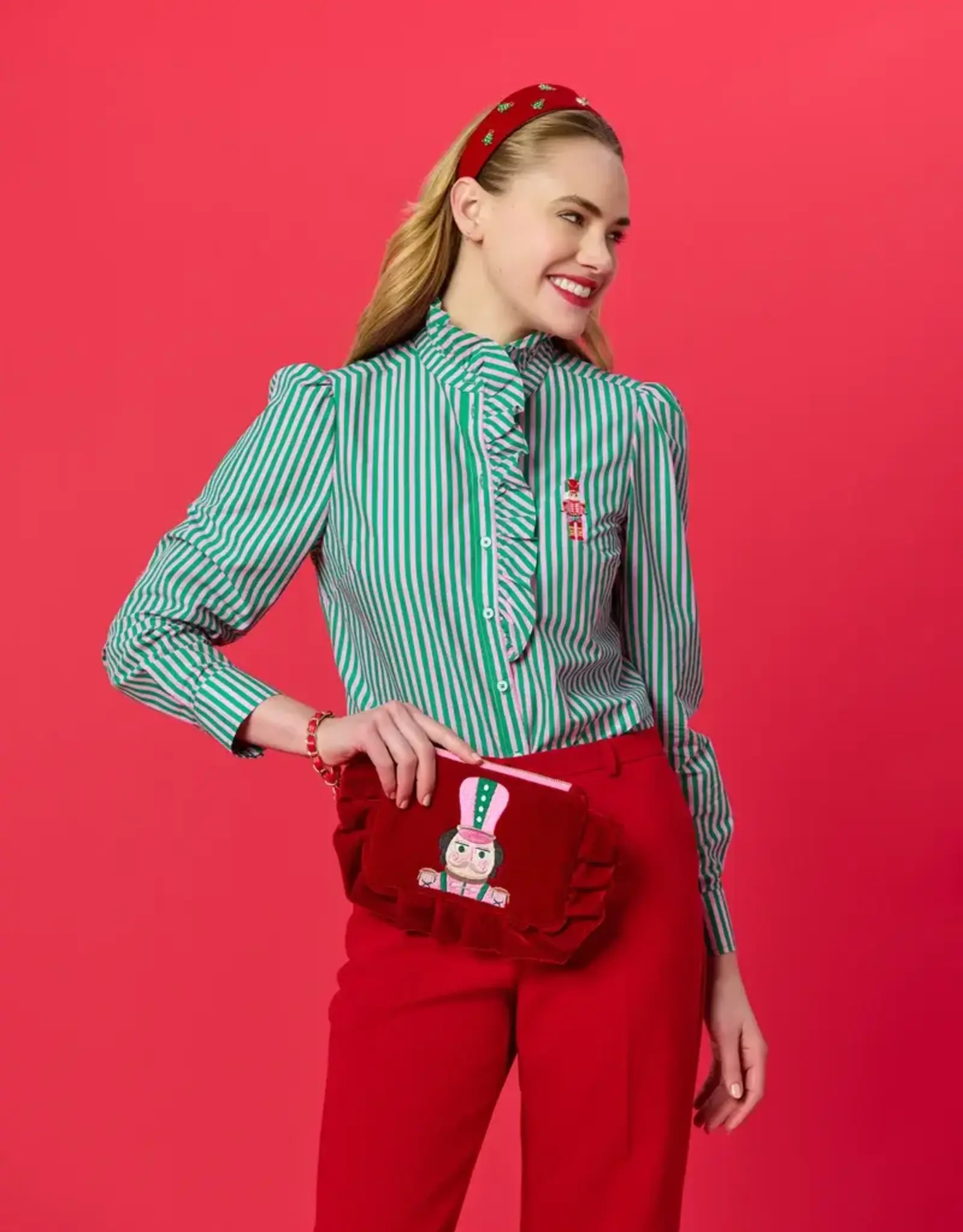 Shiraleah Shiraleah Nutcracker Ruffle Blouse