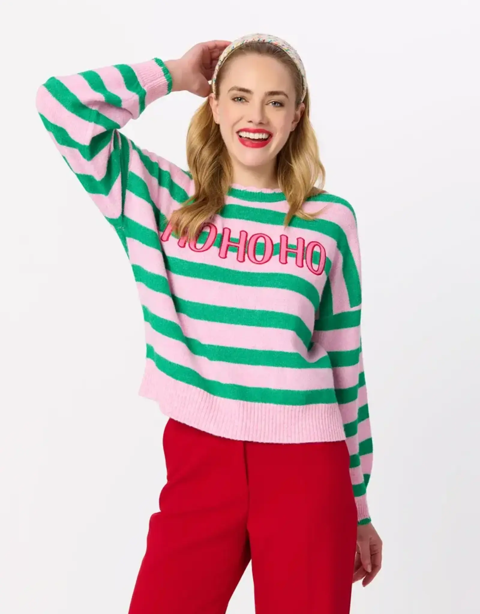 Shiraleah Shiraleah HO HO HO Scalloped Sweater