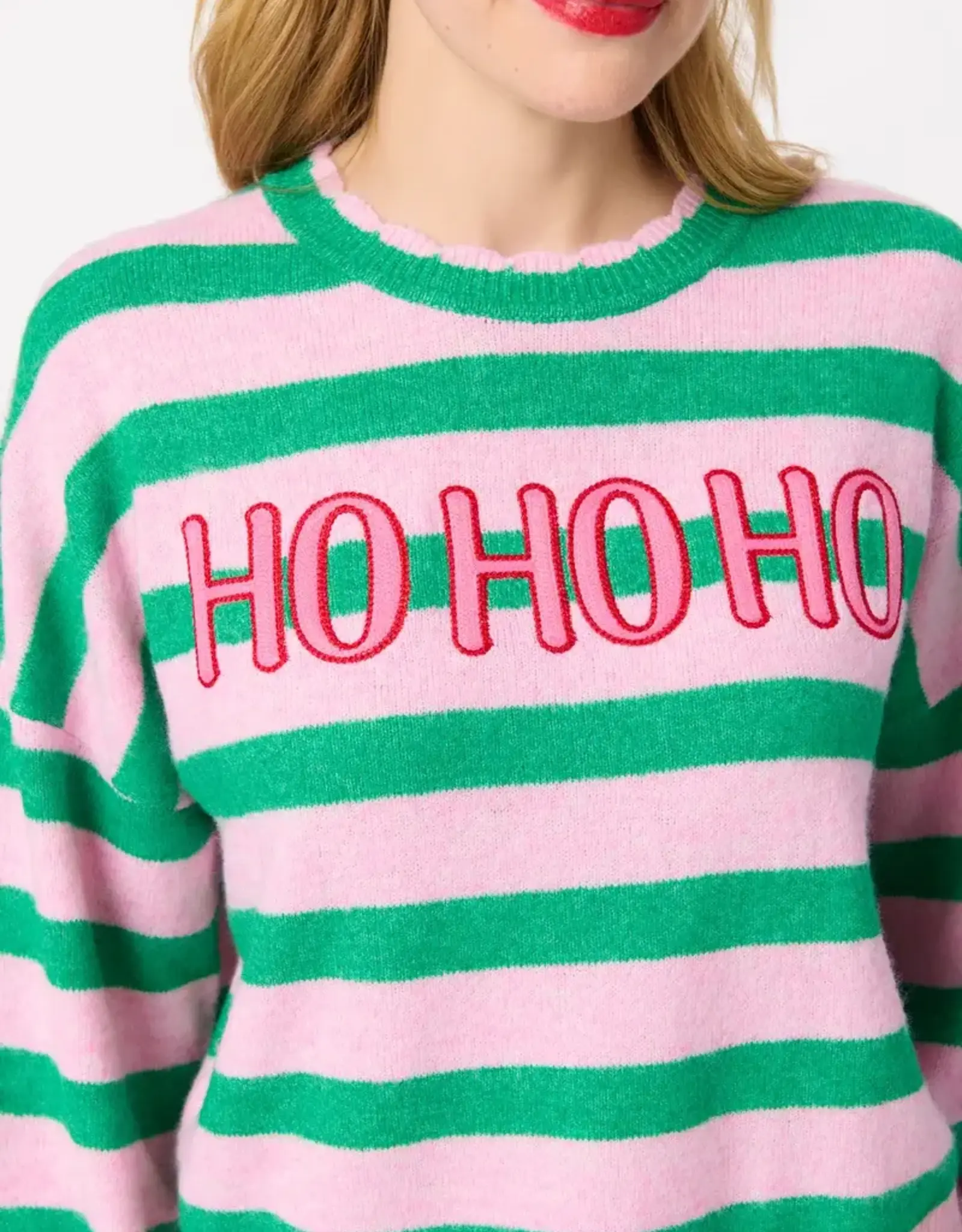 Shiraleah Shiraleah HO HO HO Scalloped Sweater