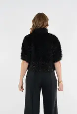 Emily McCarthy Emily McCarthy Estelle Top Black Tie Fringe