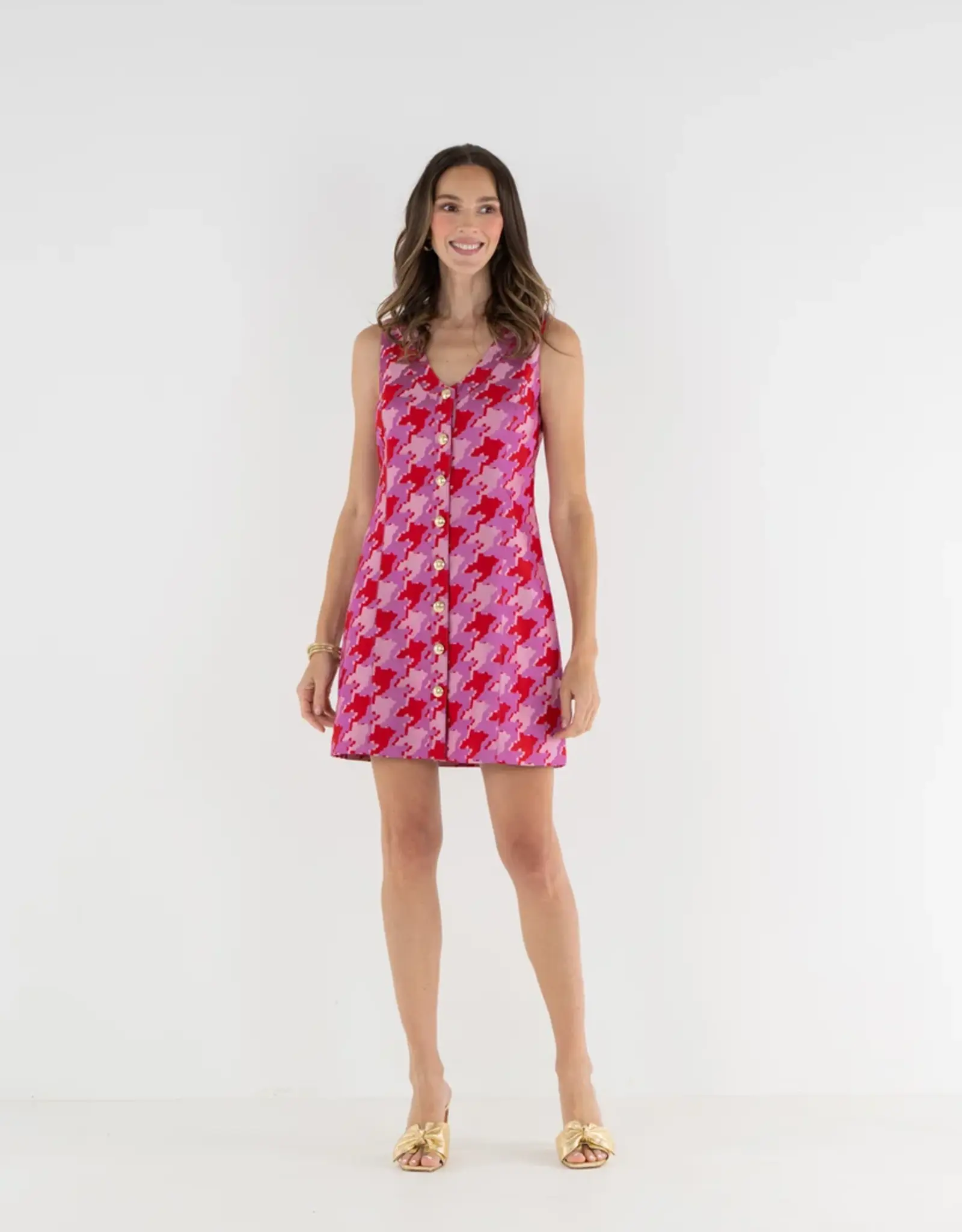 Emily McCarthy Emily McCarthy Blake Dress Houndstooth