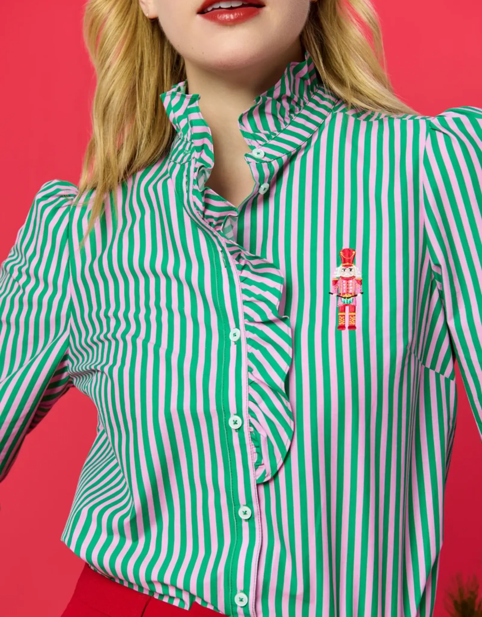 Shiraleah Shiraleah Nutcracker Ruffle Blouse
