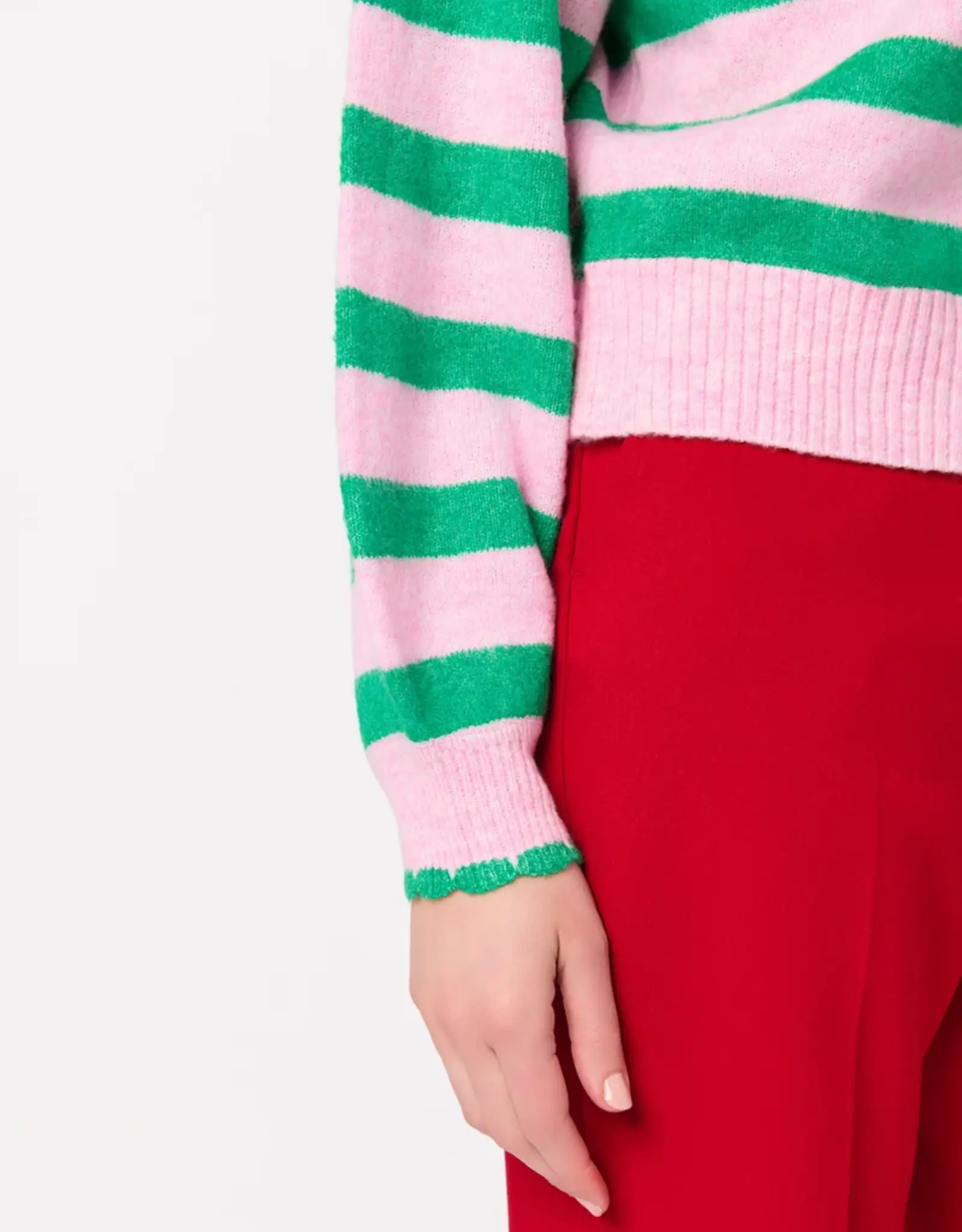 Shiraleah Shiraleah HO HO HO Scalloped Sweater