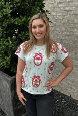 Queen of Sparkles Queen of Sparkles Lt Blue Christmas Wallpaper Tee
