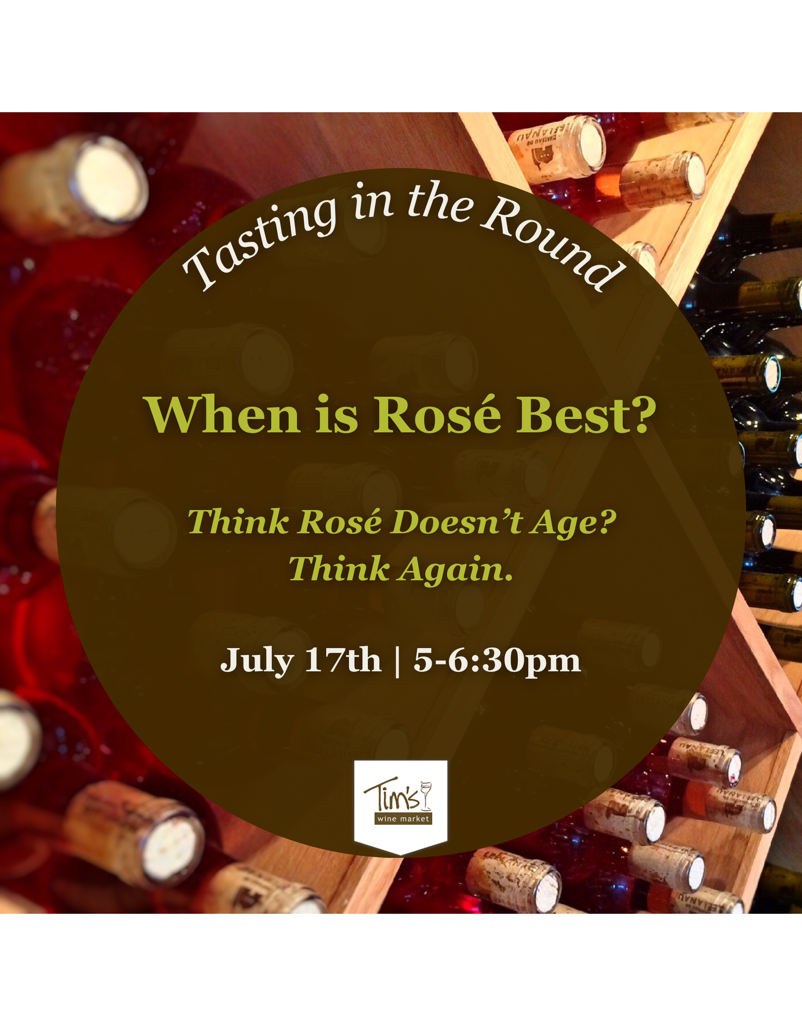 When is Rosé Best? - July 17, 2025 | 5-6:30pm