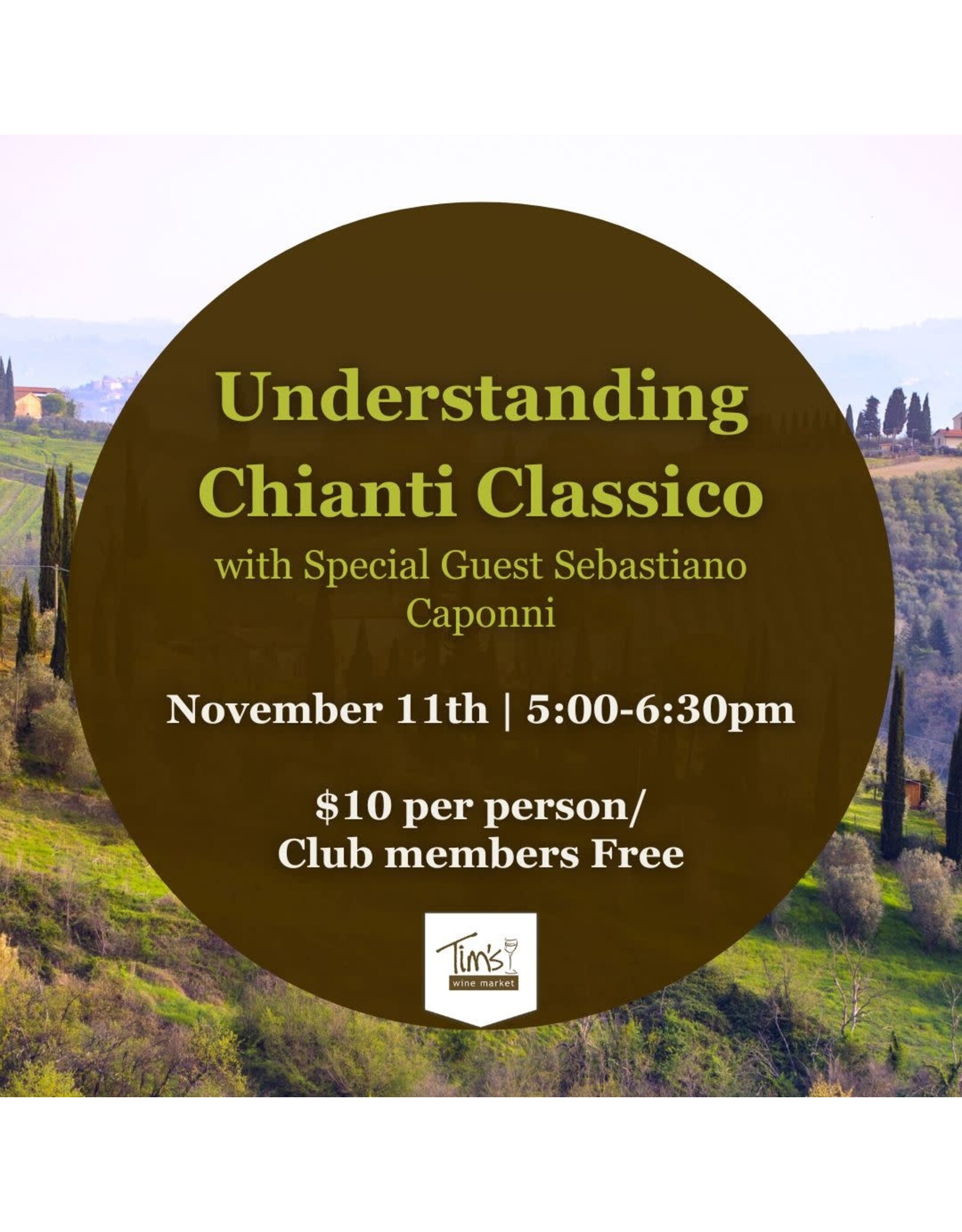 Understanding Chianti Classico @ TWM Orlando - November 11, 2025 | 5-6:30pm