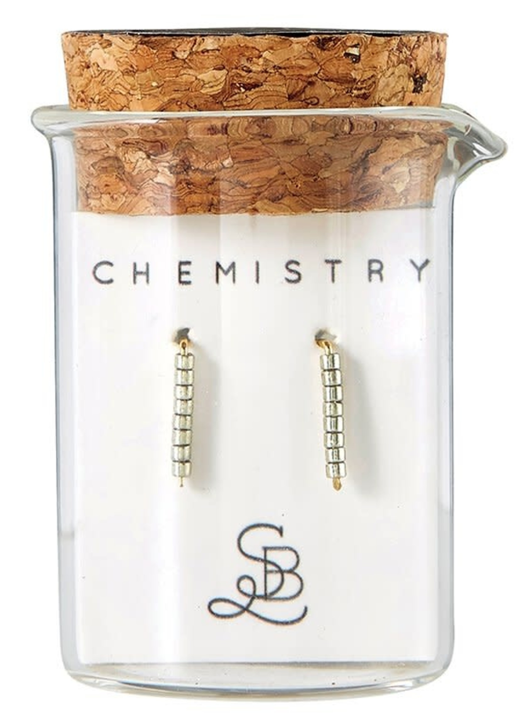 Santa Barbara Chemistry Earring | Pewter