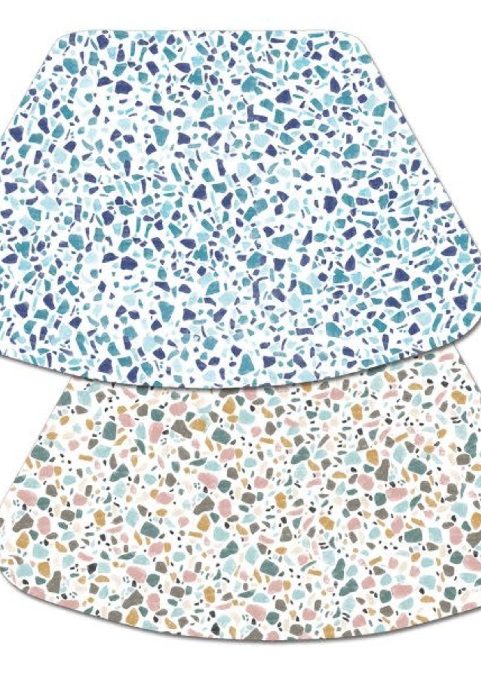 CounterArt Blue Terrazzo-Wedge Placemats