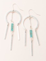 Scout Curated Wears Scout | Dream Catcher Stone Earring - Turquoise/Silver