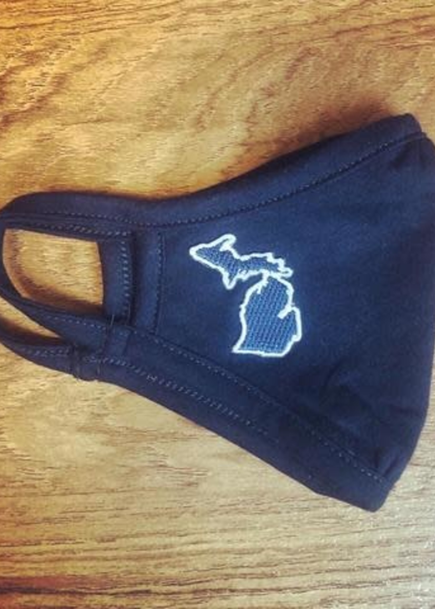 Michigan Awesome Michigan Awesome YOUTH Face Mask | Navy & Navy
