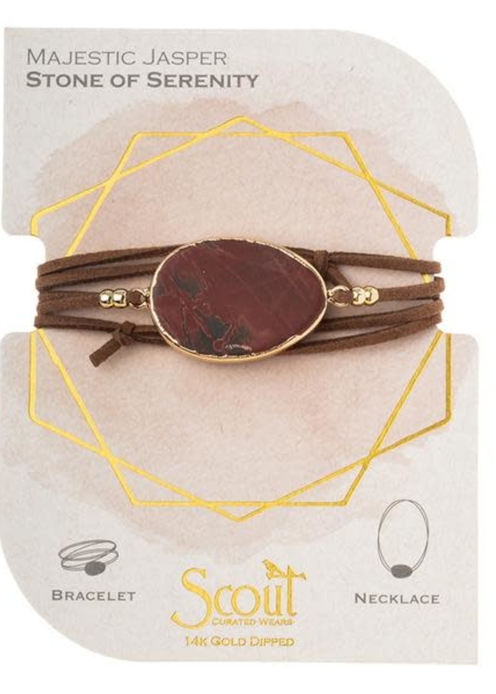 Scout Curated Wears Scout Suede & Stone Wrap
