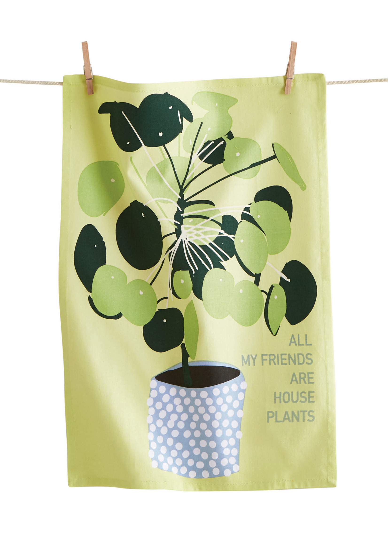 Tag TAG | all my friends are house plants dishtowel