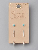 Scout Curated Wears Scout | Scarlett Stud Trio Earring Set - silver