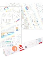 Meri Meri Meri Meri | Space Coloring Posters (set of 2)