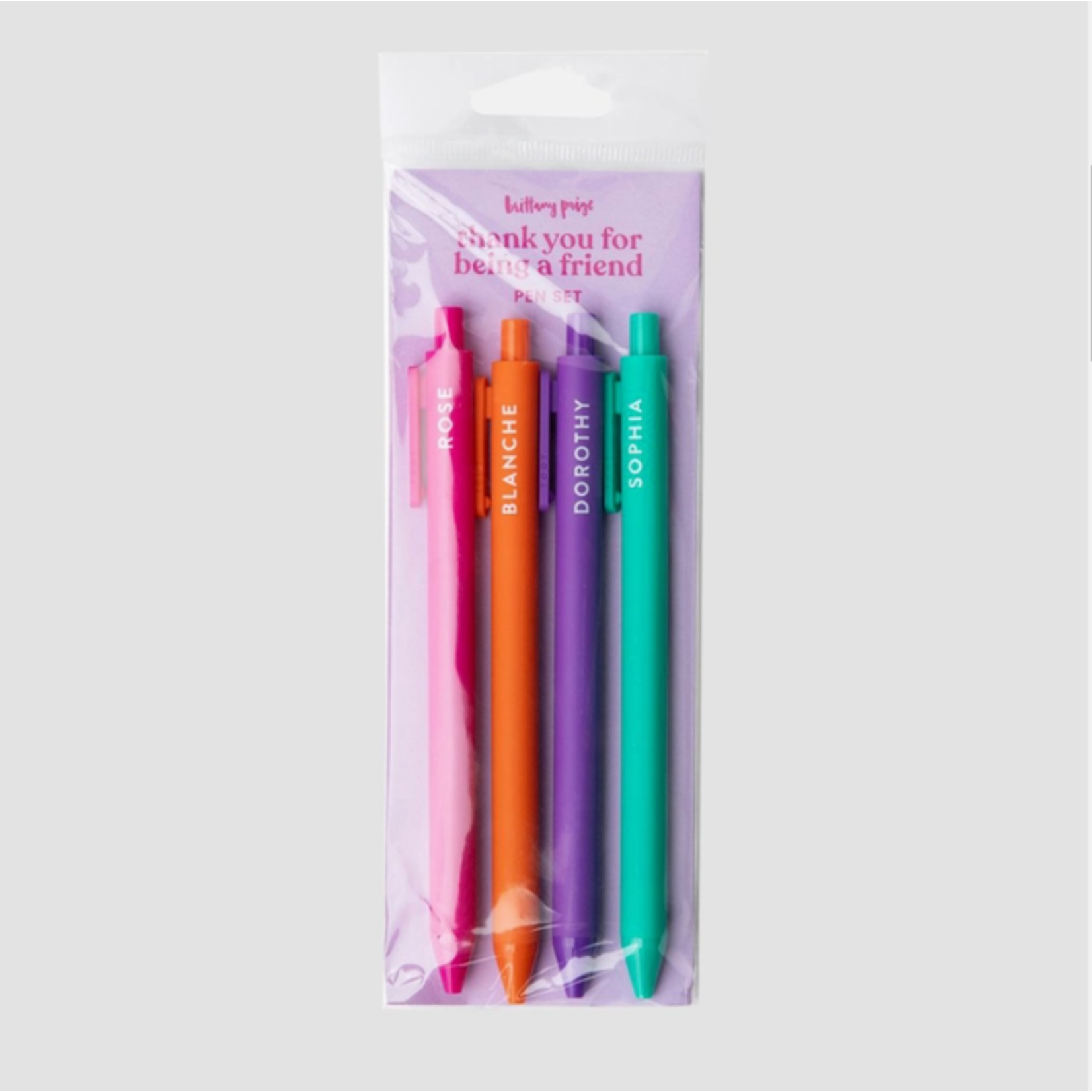 Brittany Paige thank you for being a friend pen set