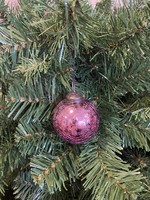 ORNAMENT - Crackle Pink