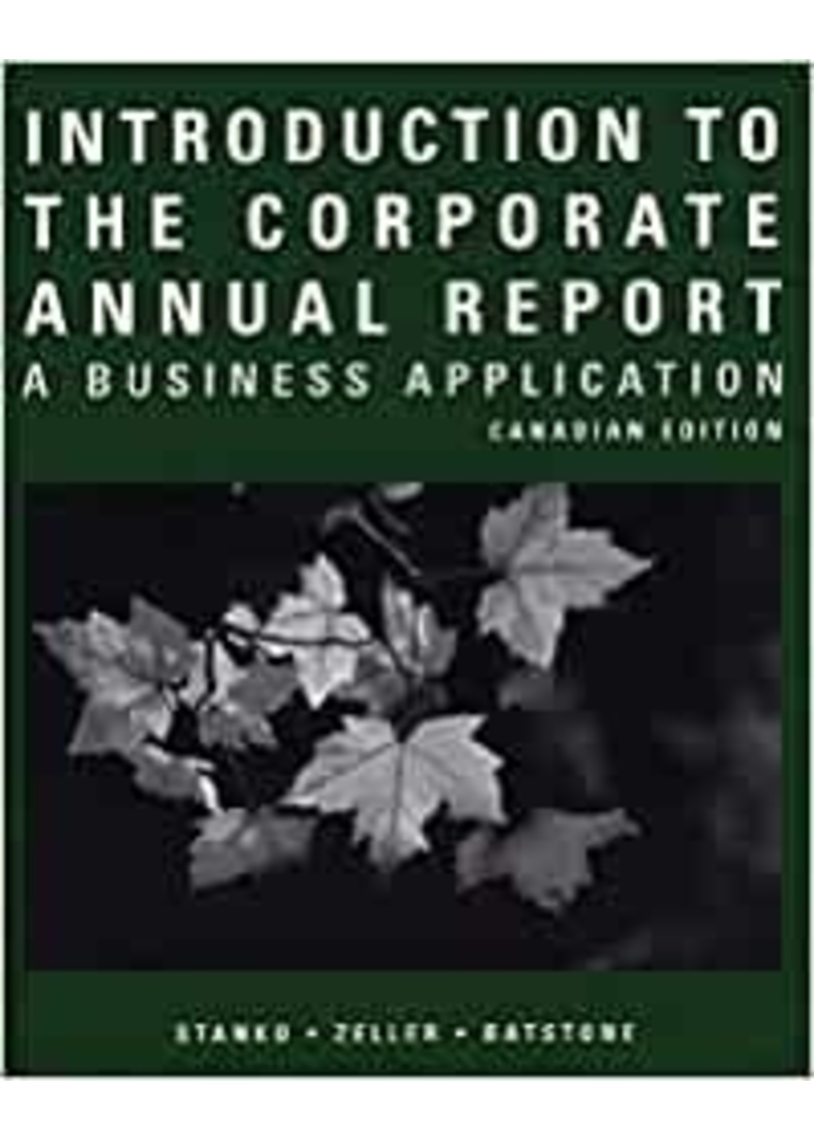 G12  Introduction to the Corporate Annual Report/Workbook