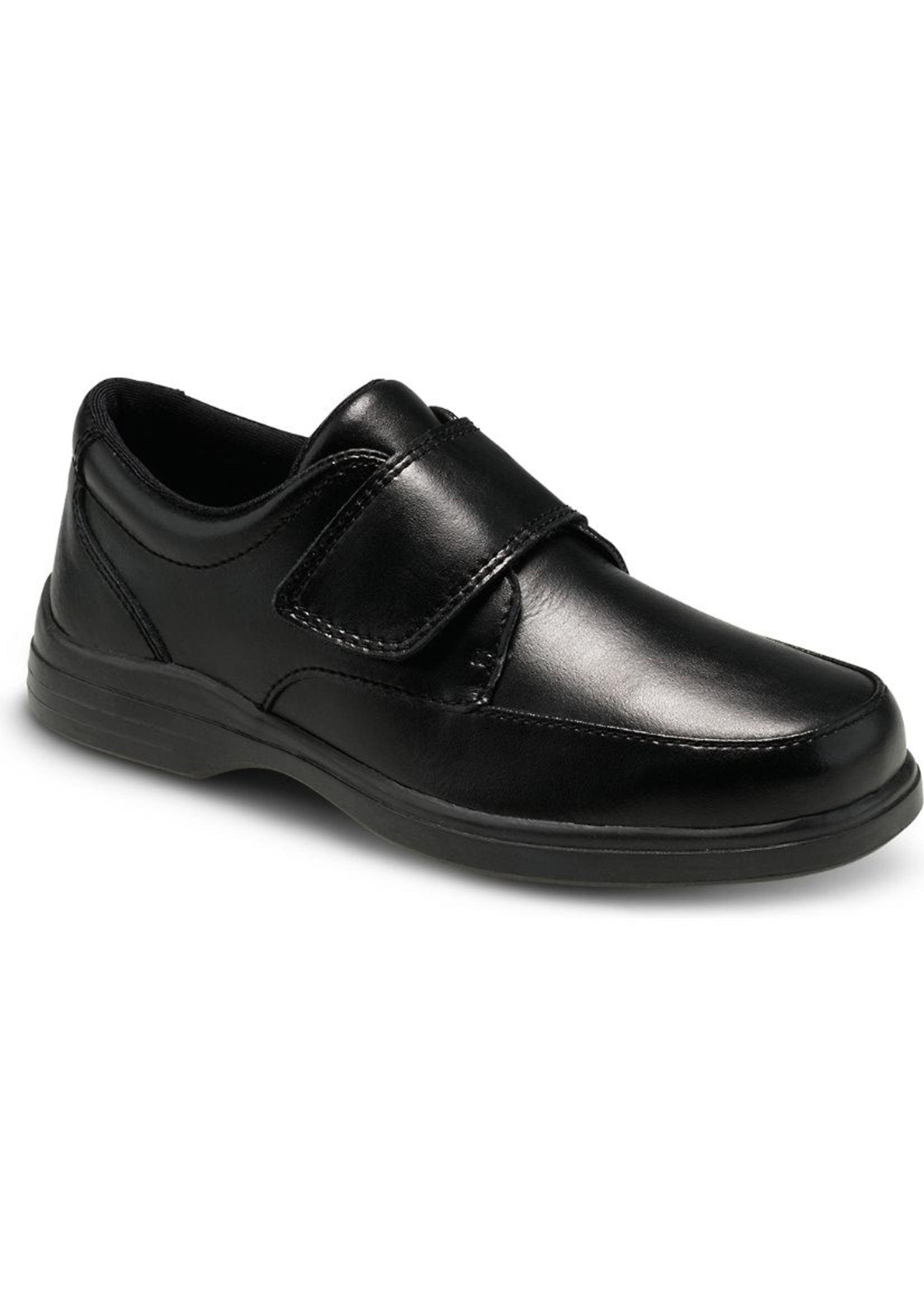 Boys Hush Puppies "Gavin" Velcro Uniform Shoes