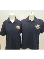 Youth Girls Navy Short Sleeve Polo