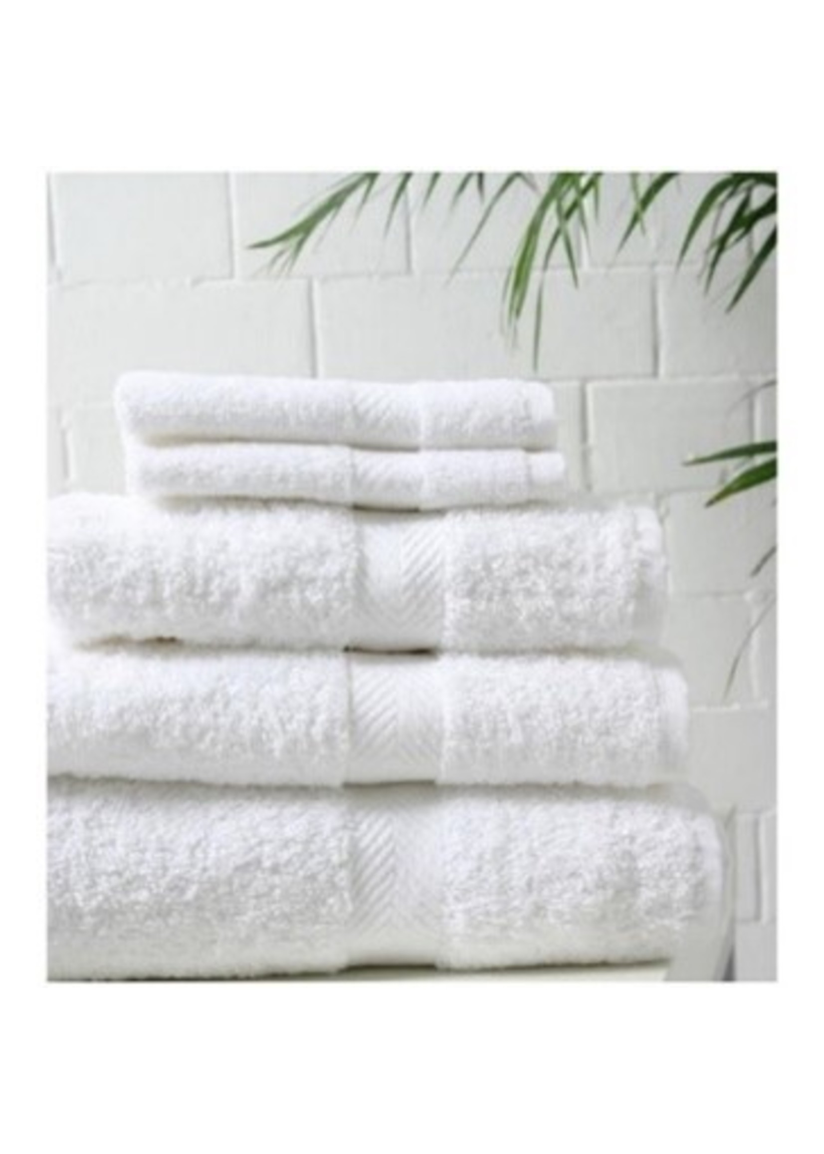 Towel Set 7pc Hotel White