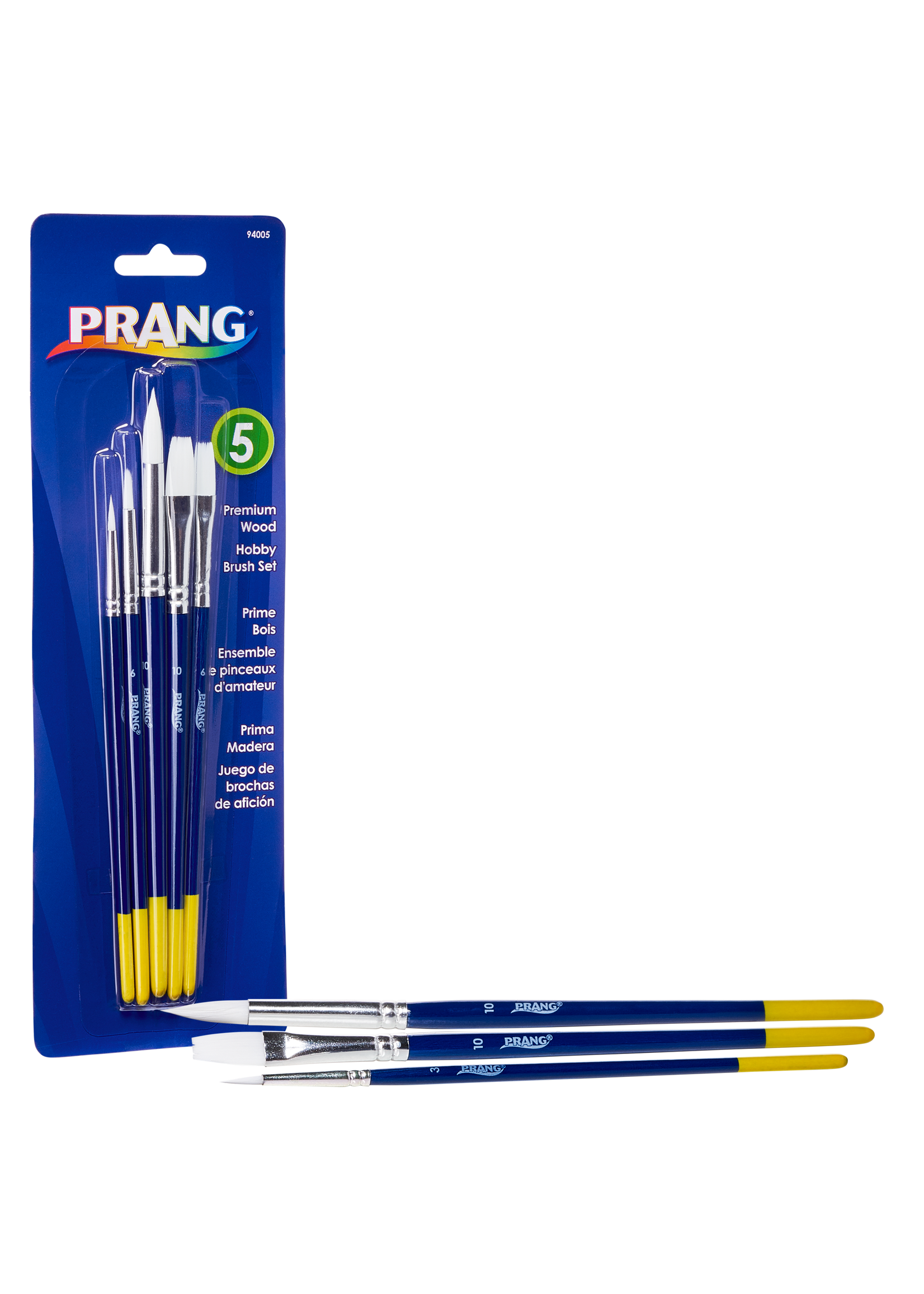 Prang Hobby Paint Brush Set - 5pc