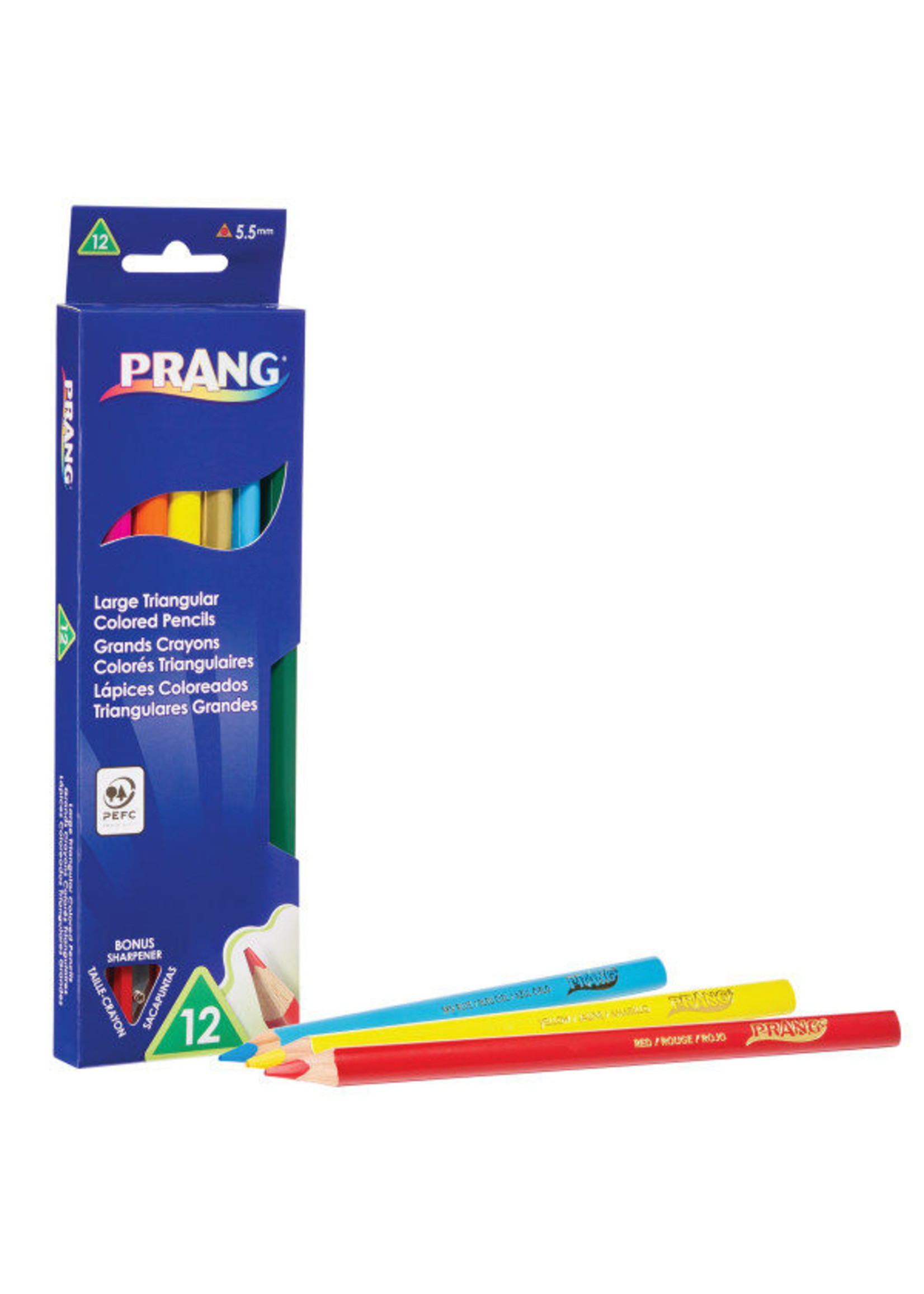 Prang Jumbo Coloured Pencils 12pk