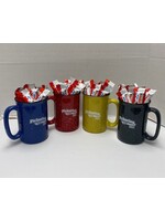 Campfire Mug with Kinder Mini's-Red House