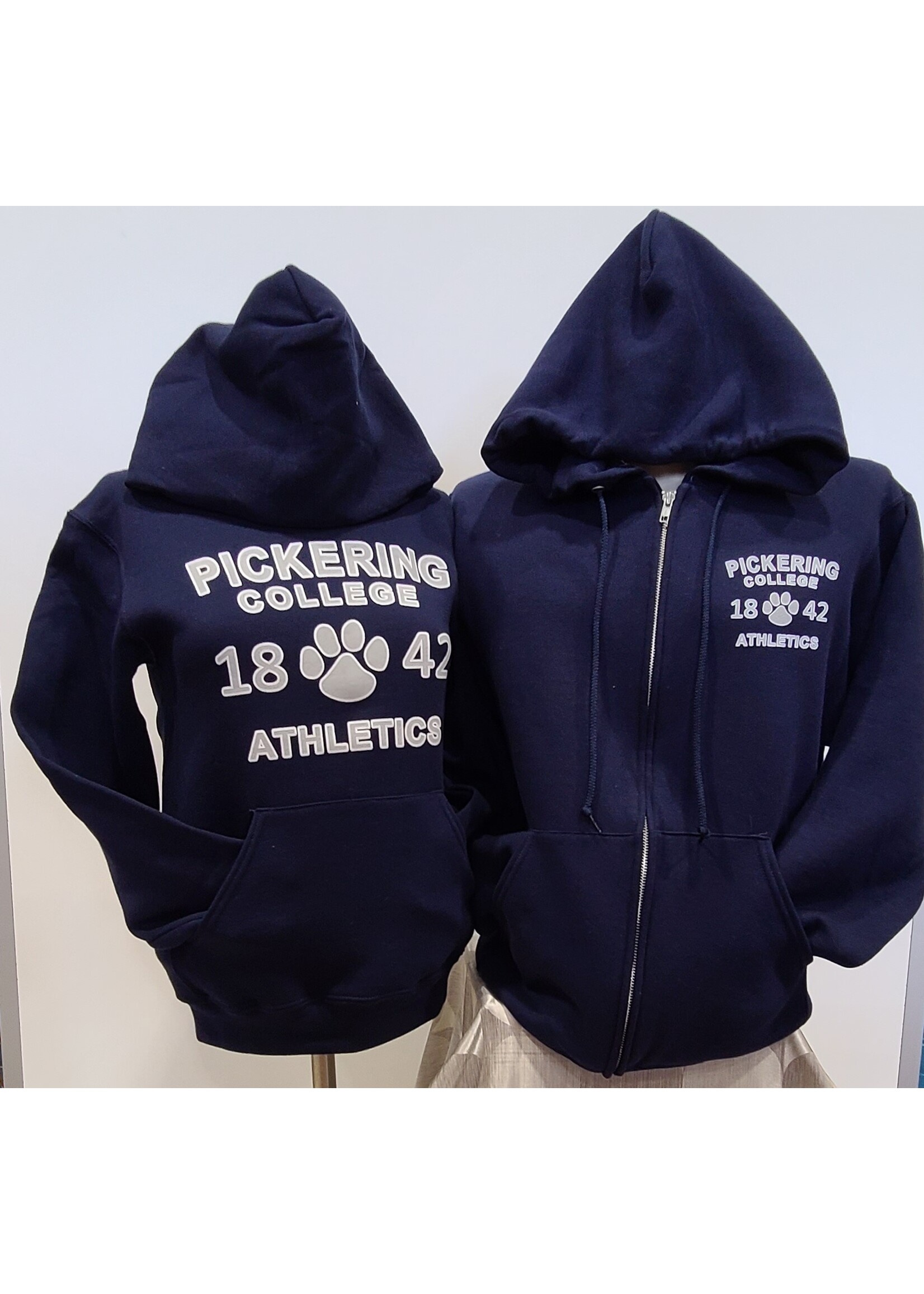 JUNIOR Full Zip Classic Athletic Hoodie