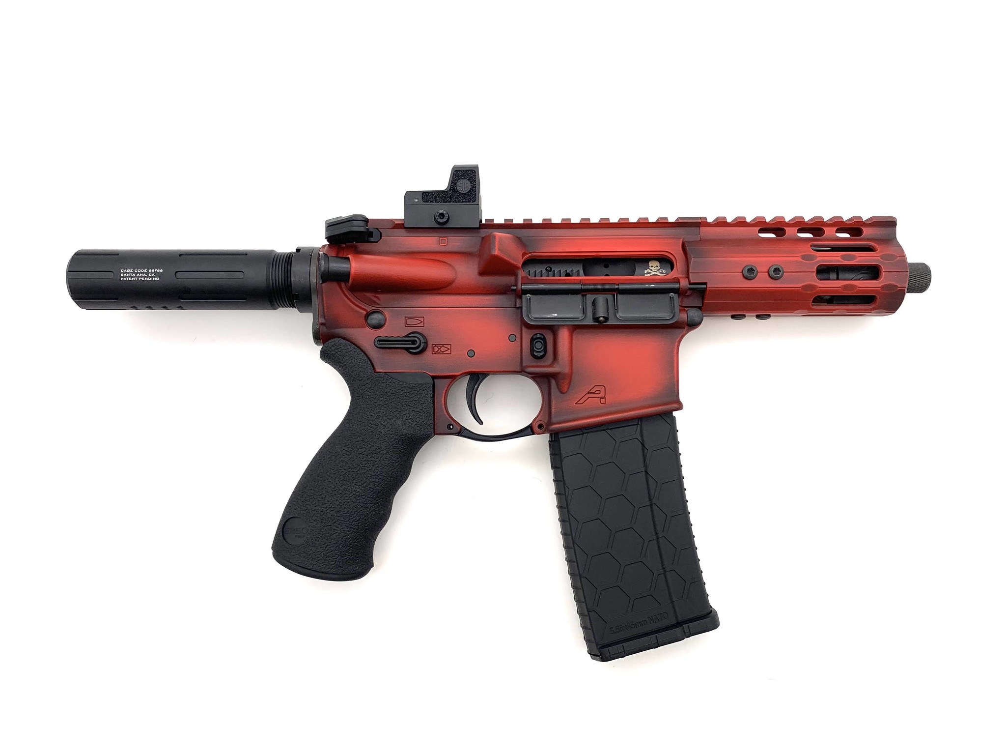 Battleworn USMC Red Privateer AR Pistol