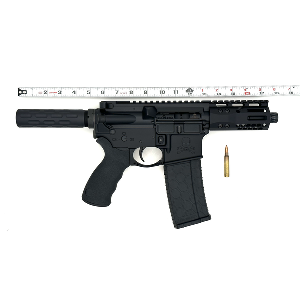 Sam Diego AR15 Pistol, 5.56 NATO, 4.75", Privateer Anodized Black Sam Diego Tactical
