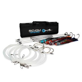 Fathom Offshore WAHOO PRE-RIGGED TROLLING LURE PACK