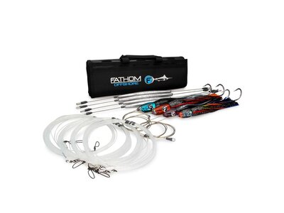 Fathom Offshore WAHOO PRE-RIGGED TROLLING LURE PACK