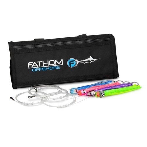 Fathom Offshore Pre-Rigged Blue Marlin Trolling Lure 6 Pack