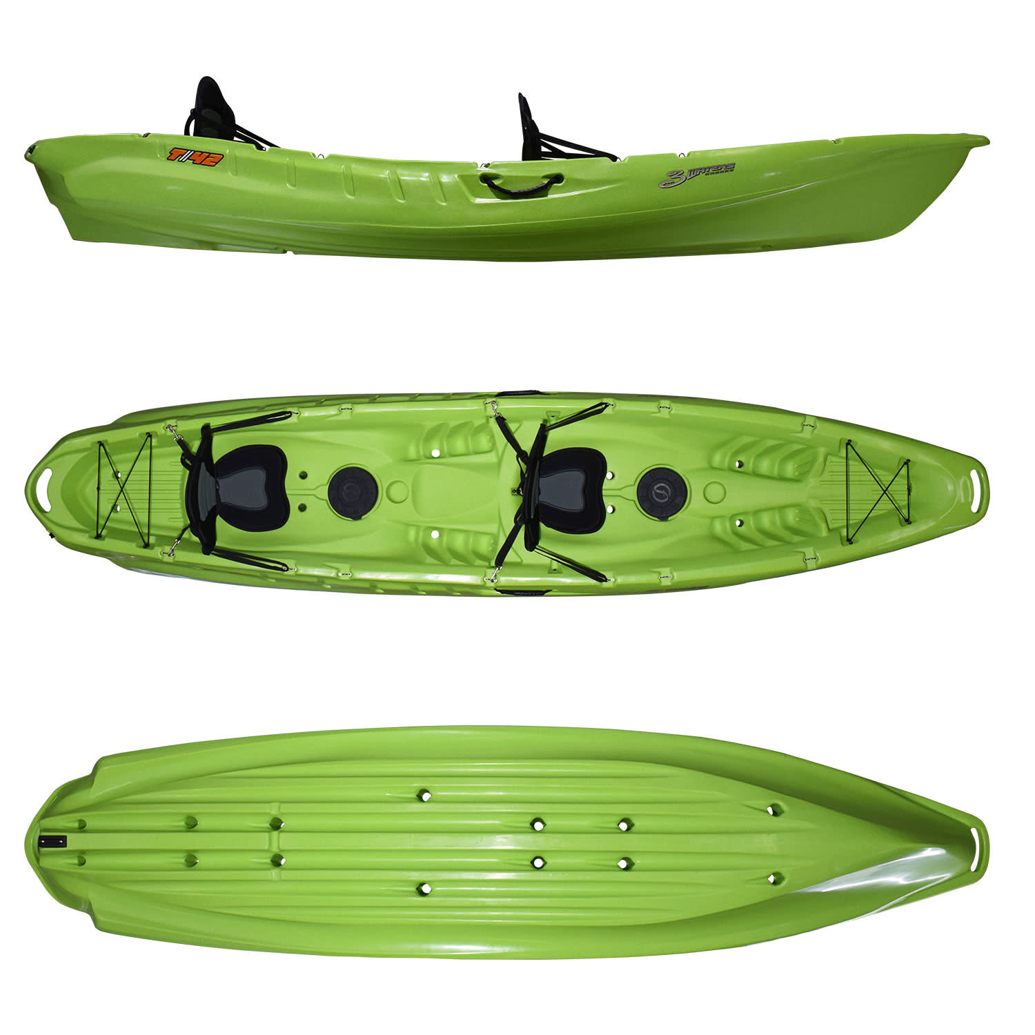 3 Waters Kayaks T42 Tandem Kayak