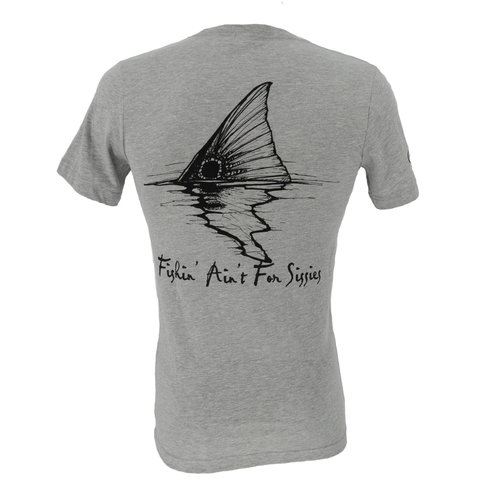 Fishing Ain't For Sissies Redfish Tail T-Shirt - Men's