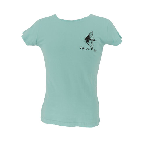 Fishing Ain't For Sissies Redfish Tail T-Shirt - Women's