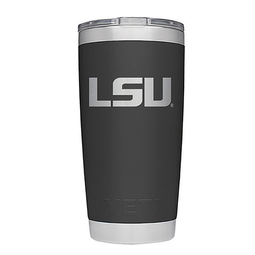 Yeti LSU RAMBLER 20 OZ TUMBLER WITH MAGSLIDER LID Black Yeti LSU RAMBLER 20 OZ TUMBLER WITH MAGSLIDER LID Black