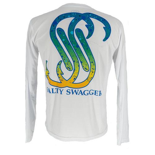 Salty Swagger Fishscale SS Performance Long Sleeve Shirt