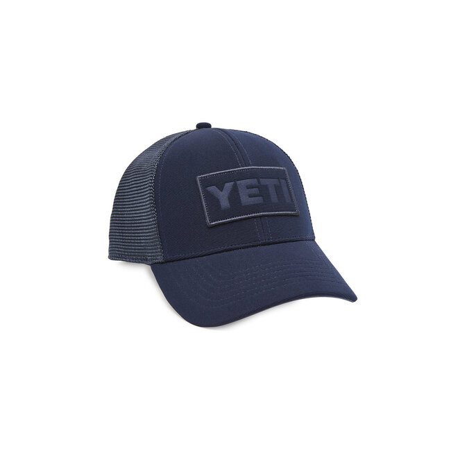 Yeti Navy on Navy Patch Trucker Hat
