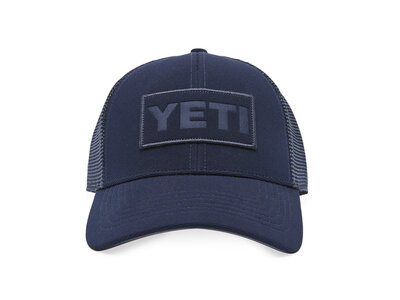 Yeti Navy on Navy Patch Trucker Hat