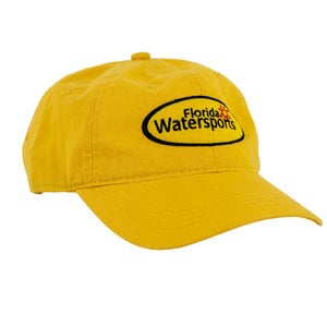 Florida Water Sports FWS Hat Yellow on Yellow