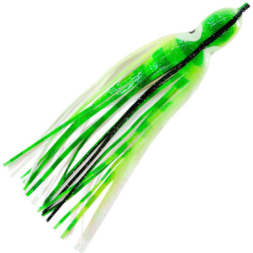 BOONE BAIT Big Game Trolling Skirt 341 4 1/4" 10/PK GREEN/BLACK STRIPE BOONE BAIT Big Game Trolling Skirt 341 4 1/4" 10/PK GREEN/BLACK STRIPE