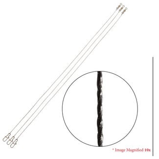 BOONE BAIT 18" 40Lb Test Tungsten Leaders 3 Pack (06689)