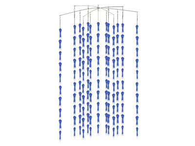 Fish Razr FR391 Phat Squid Dredge 38" Blue Sparkle