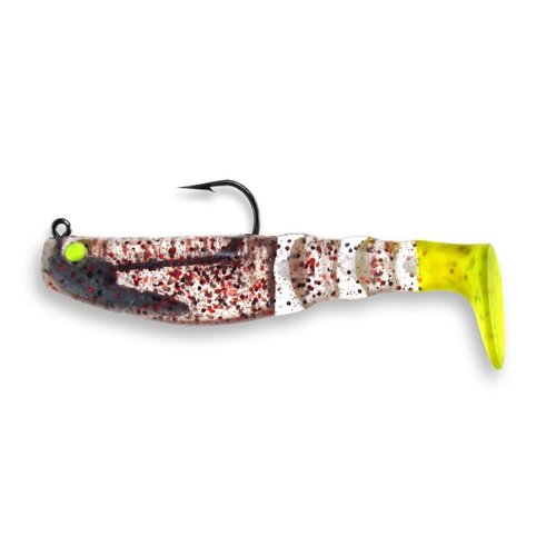Egret Baits 13 Vudu Mambo Mullet Cajun Pepper/Chart Tail 3.5 inch 1/4 oz (2pk) Egret Baits 13 Vudu Mambo Mullet Cajun Pepper/Chart Tail 3.5 inch 1/4 oz (2pk)