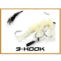 3 Hook Deep Drop Rig (Squid)