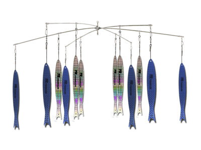 Fish Razr StickZ Dredge Kits Large Blue Silver