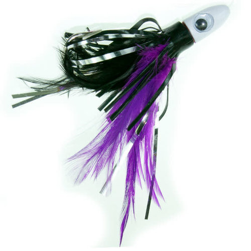 BOONE BAIT FEATHER TROLLING JIG DOUBLE HOOK Purple/Black BOONE BAIT FEATHER TROLLING JIG DOUBLE HOOK Purple/Black