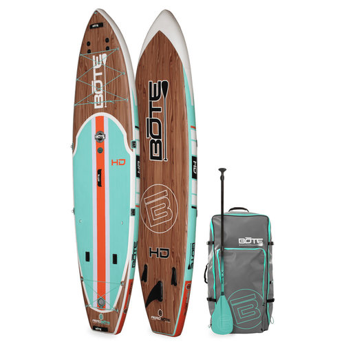 Bote HD Aero 11′6″ Classic Teak Inflatable Paddle Board