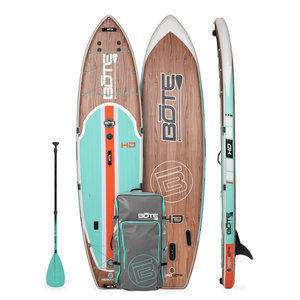 Bote HD Aero 11′6″ Classic Teak Inflatable Paddle Board